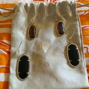 AUTHENTIC KENDRA SCOTT EARRINGS- TWO PAIRS